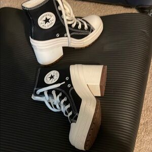 Converse Black and White High-Top Sneakers